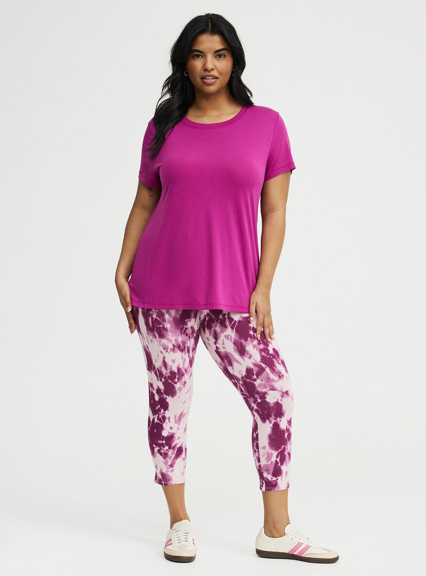 Everyday Signature Jersey Crew Tee, WILD ASTER, alternate