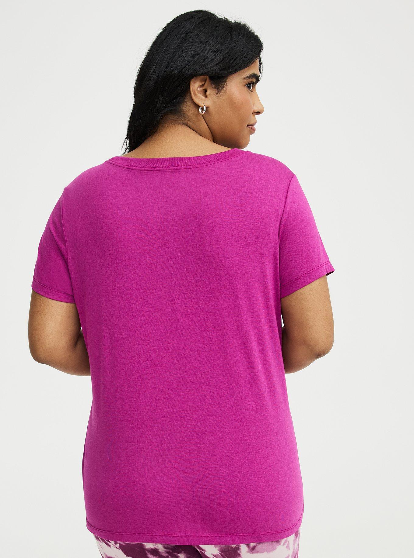 Everyday Signature Jersey Crew Tee, WILD ASTER, alternate