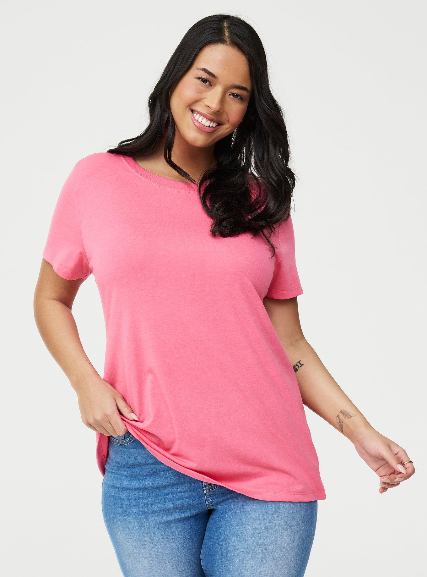 Everyday Signature Jersey Crew Tee, FRUIT DOVE, hi-res