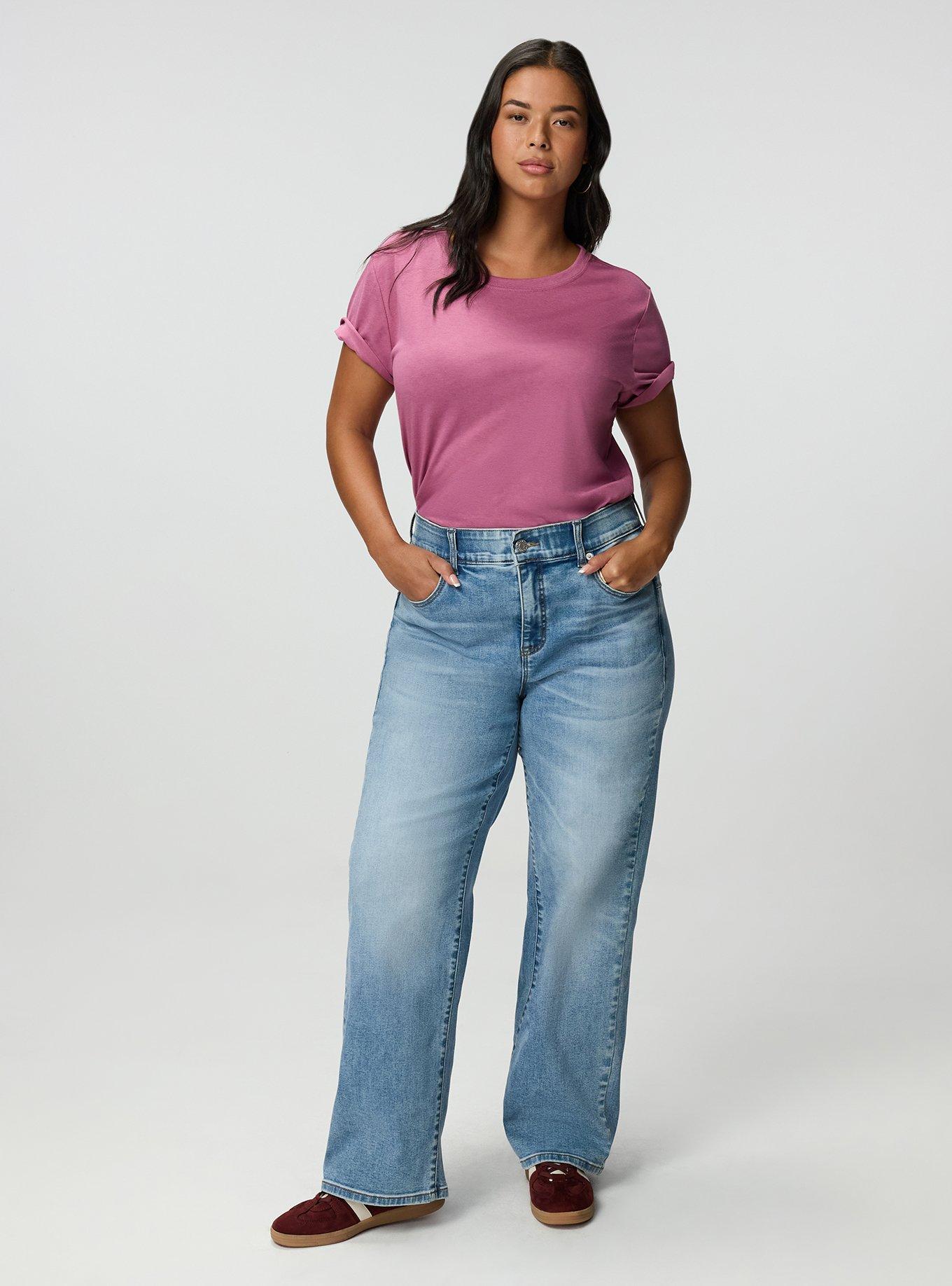 Everyday Signature Jersey Crew Neck Tee, MELLOW MAUVE, alternate