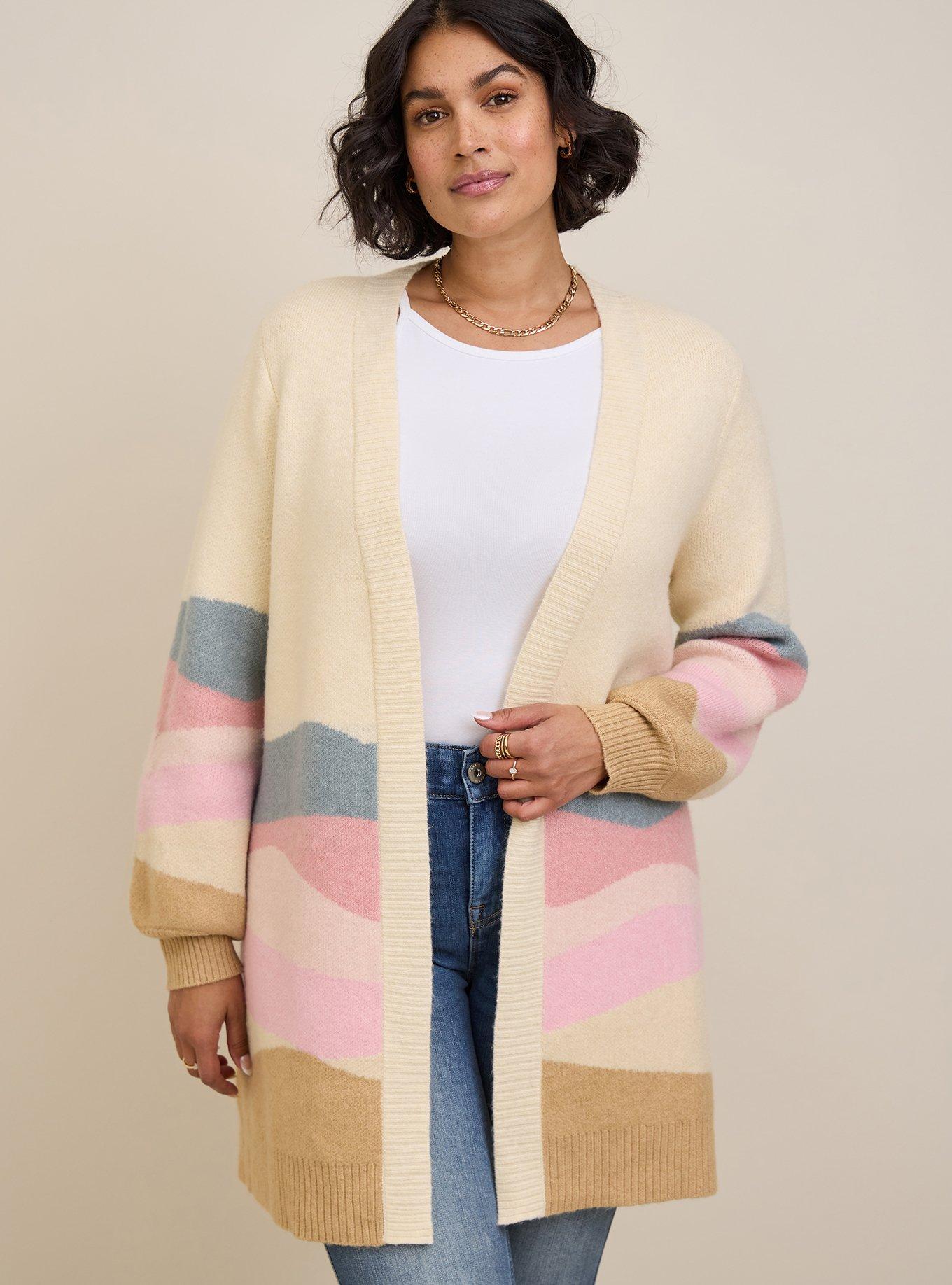 Thick open cheap front cardigan