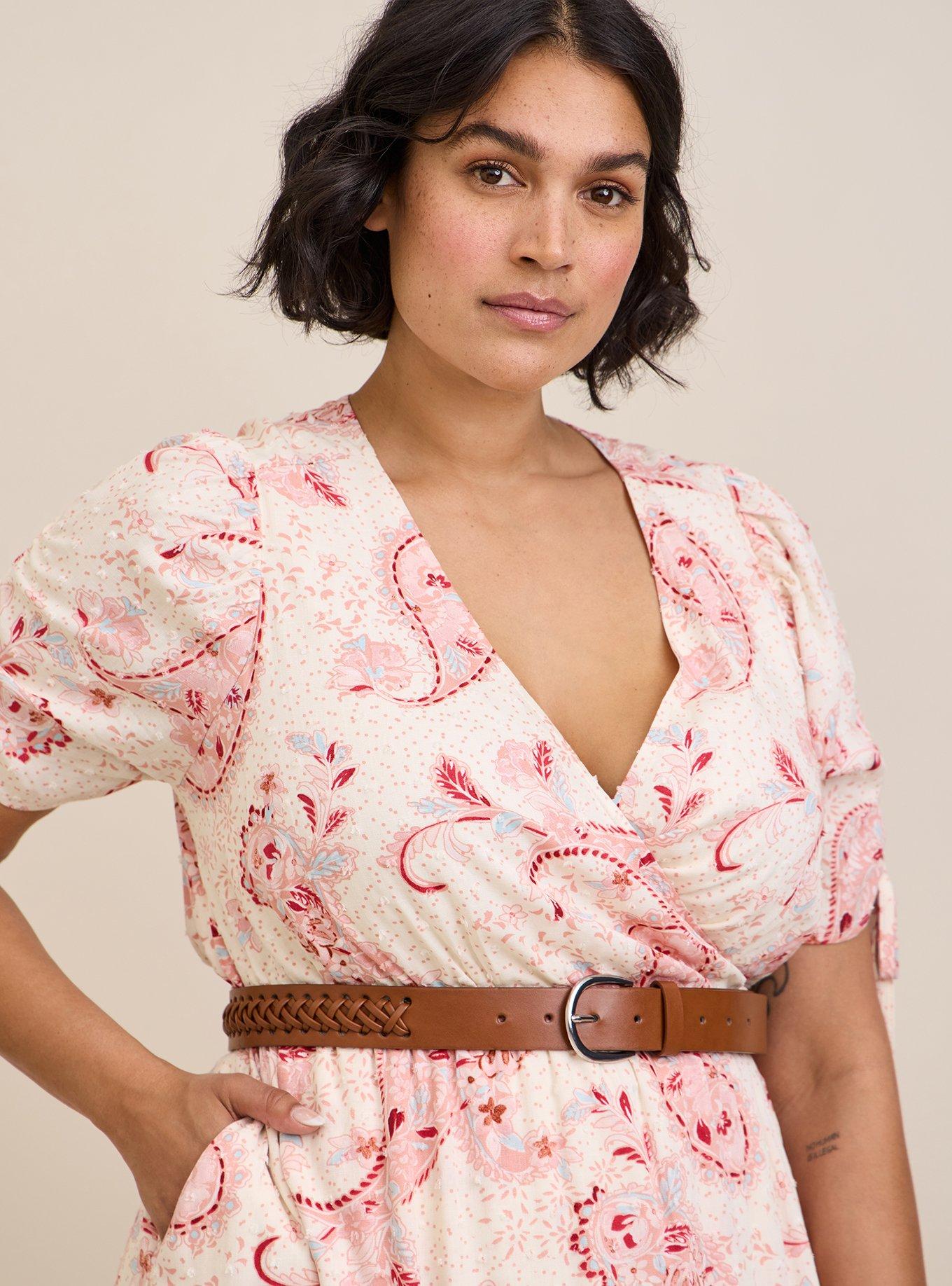 Braided Jean Belt, COGNAC, alternate