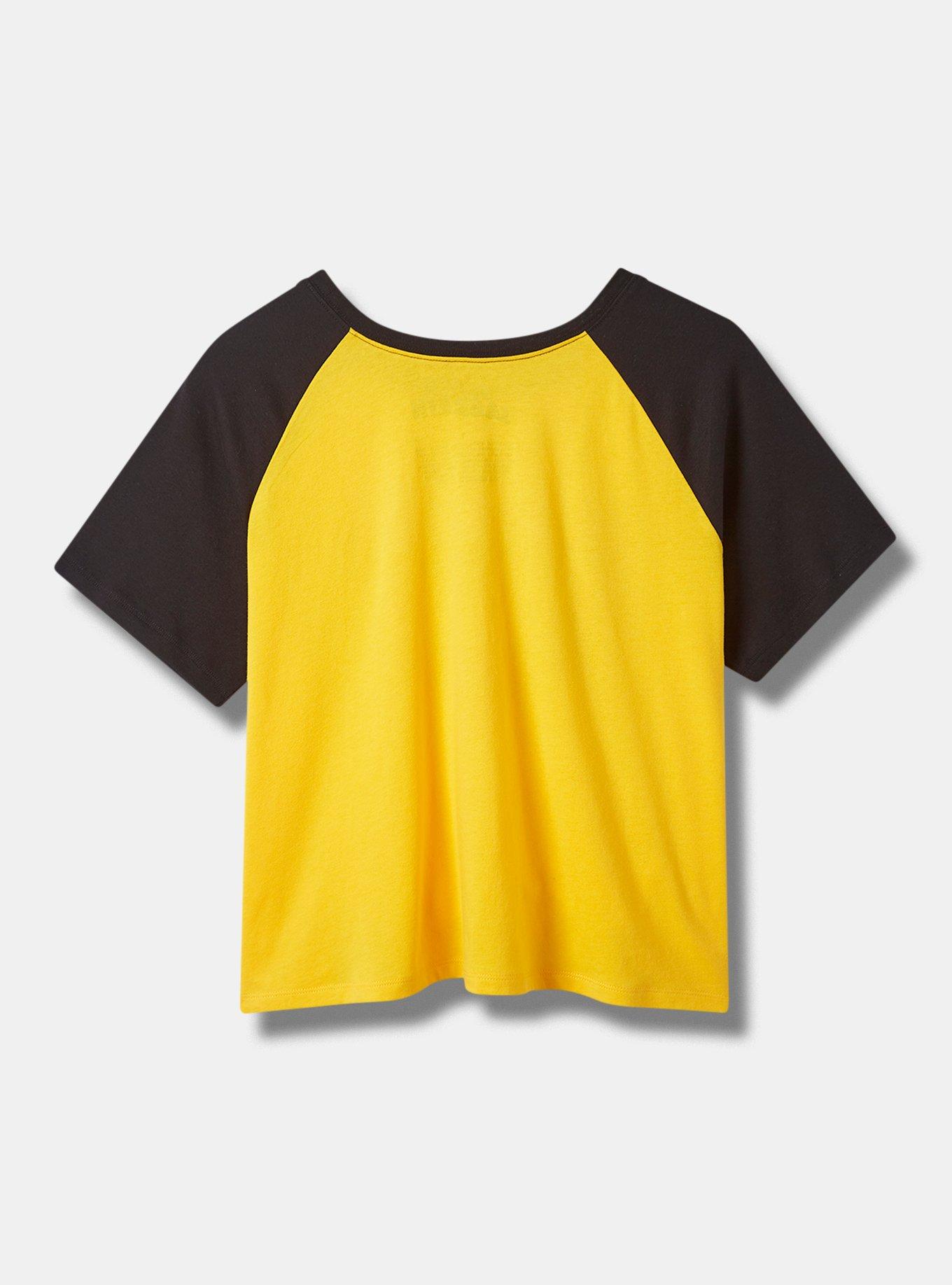 Plus Size Black Sabbath Classic Fit Raglan Crop Top Torrid