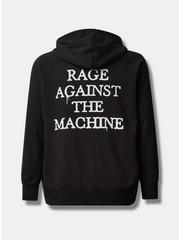 Rage Against The Machine Cozy Fleece Hoodie, DEEP BLACK, alternate