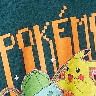 Pokemon Cozy Fleece Colorblock Sweatshirt, EVERGREEN, swatch