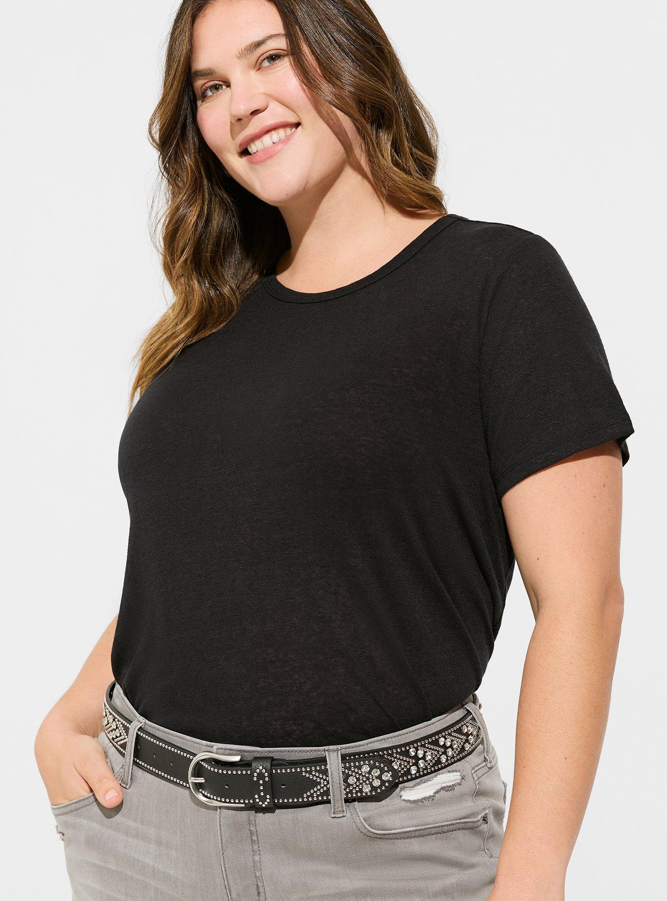 Rhinestone Studded Jean Belt, , alternate