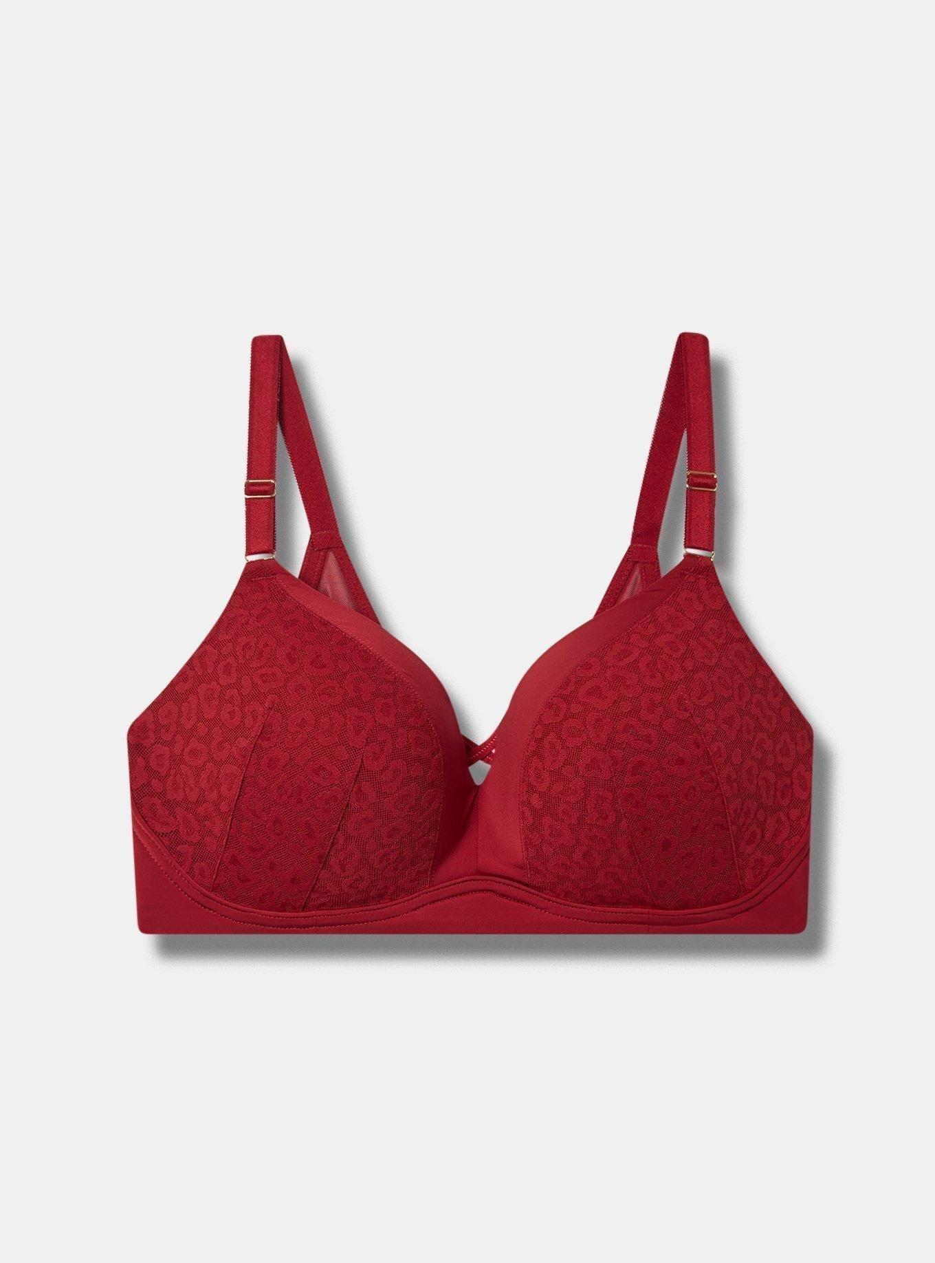 Dream Wire-Free Push-Up Bra, RHUBARB, hi-res