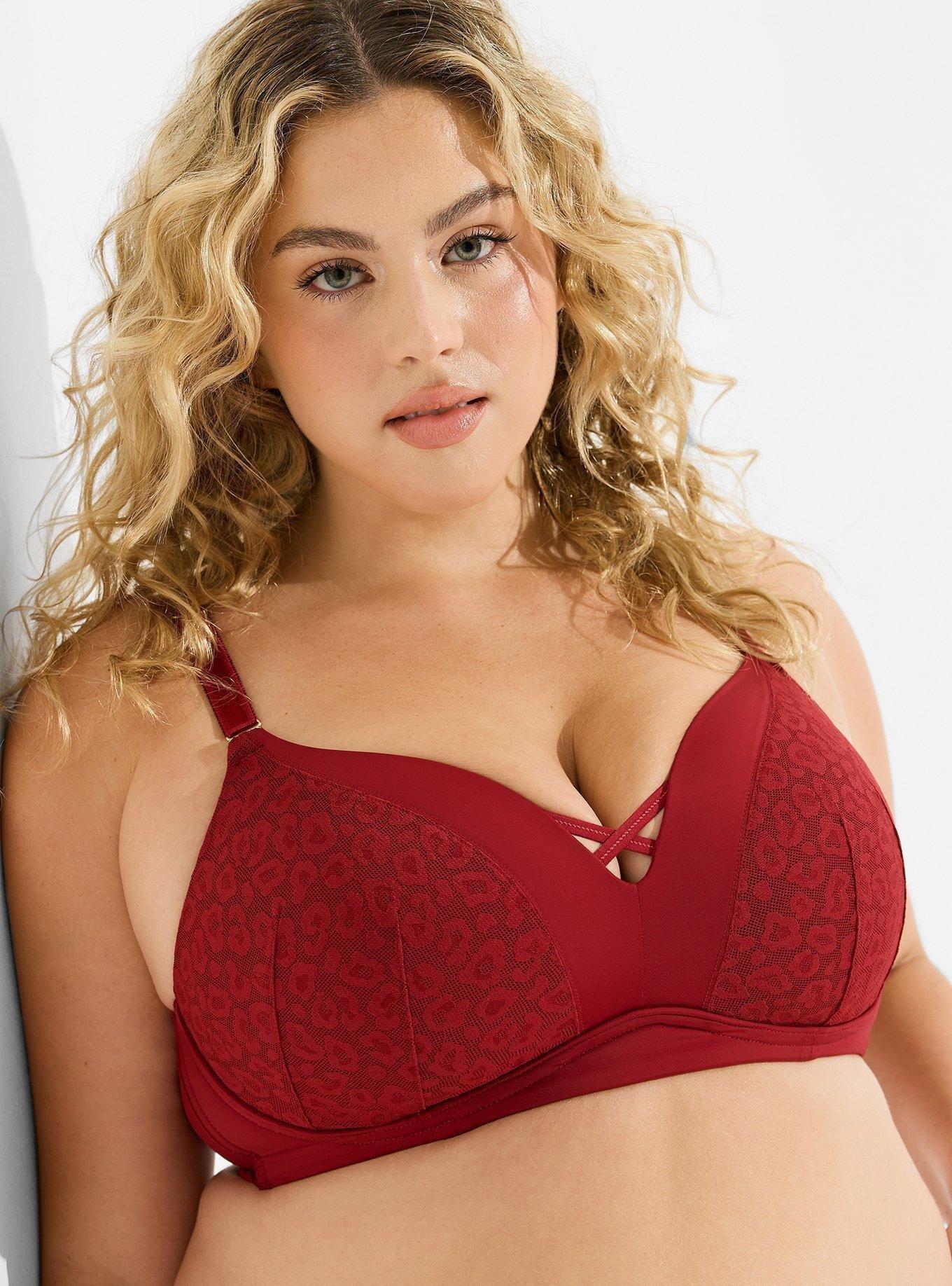 Dream Wire-Free Push-Up Bra, RHUBARB, hi-res