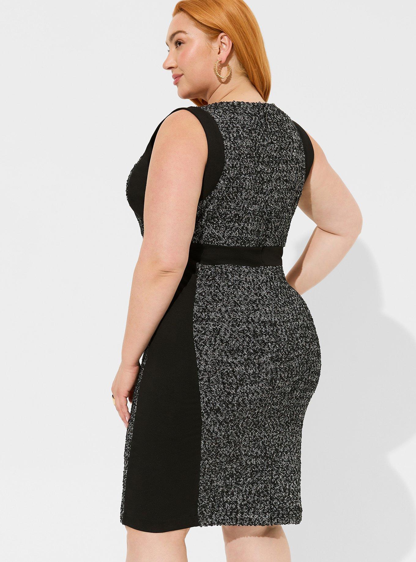 At The Knee Boucle Contoured Panel Dress