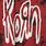 Korn Classic Fit Cotton Crew Tee, BRICK, swatch