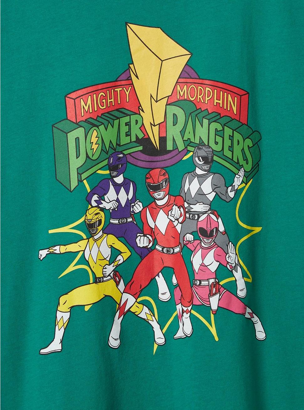 Power Rangers Classic Fit Cotton Crew Tee, EVERGREEN, alternate