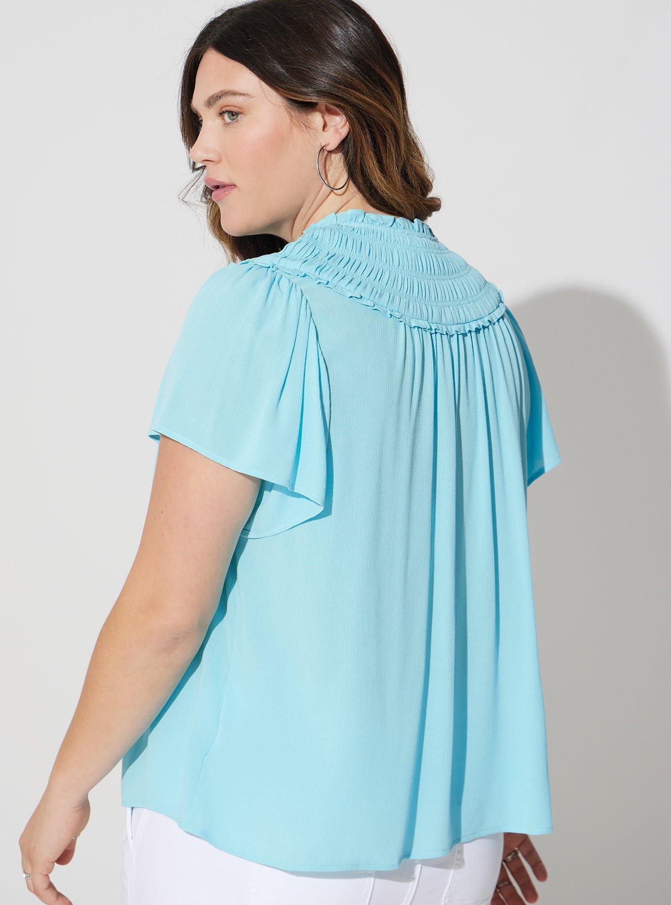 Smocked best sale yoke top