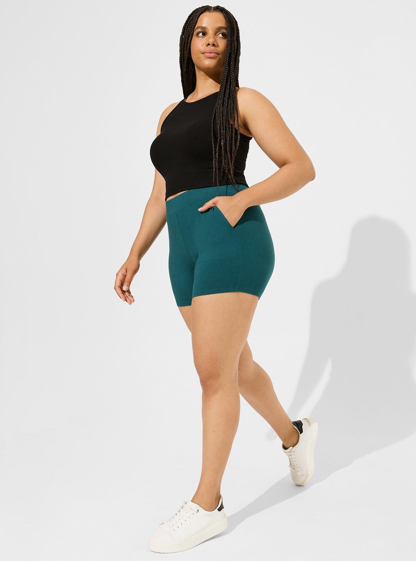 Plus Size - 5 Inch Signature Waist Pocket Bike Short - Torrid