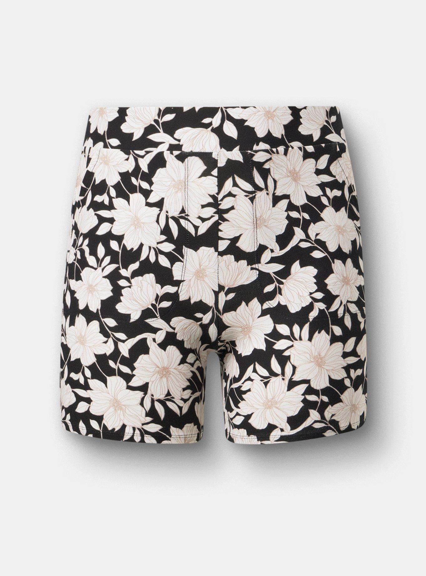 5'' Pocket Bike Short, BLUEPRINT FLORAL BLACK, hi-res