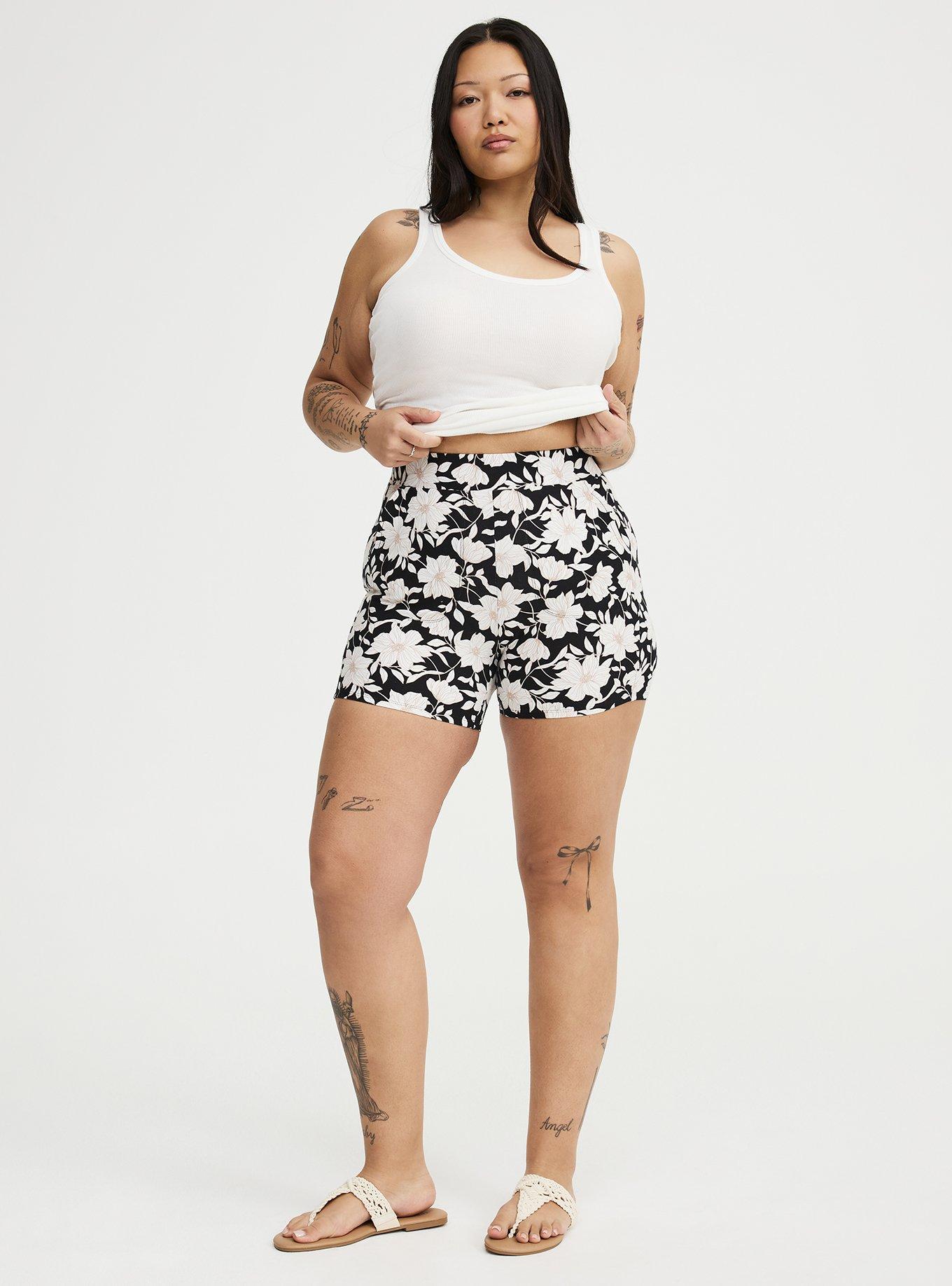 5'' Pocket Bike Short, BLUEPRINT FLORAL BLACK, hi-res