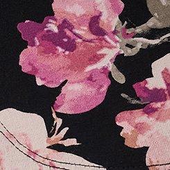 5'' Pocket Bike Short, AURA FLORAL BLACK, swatch