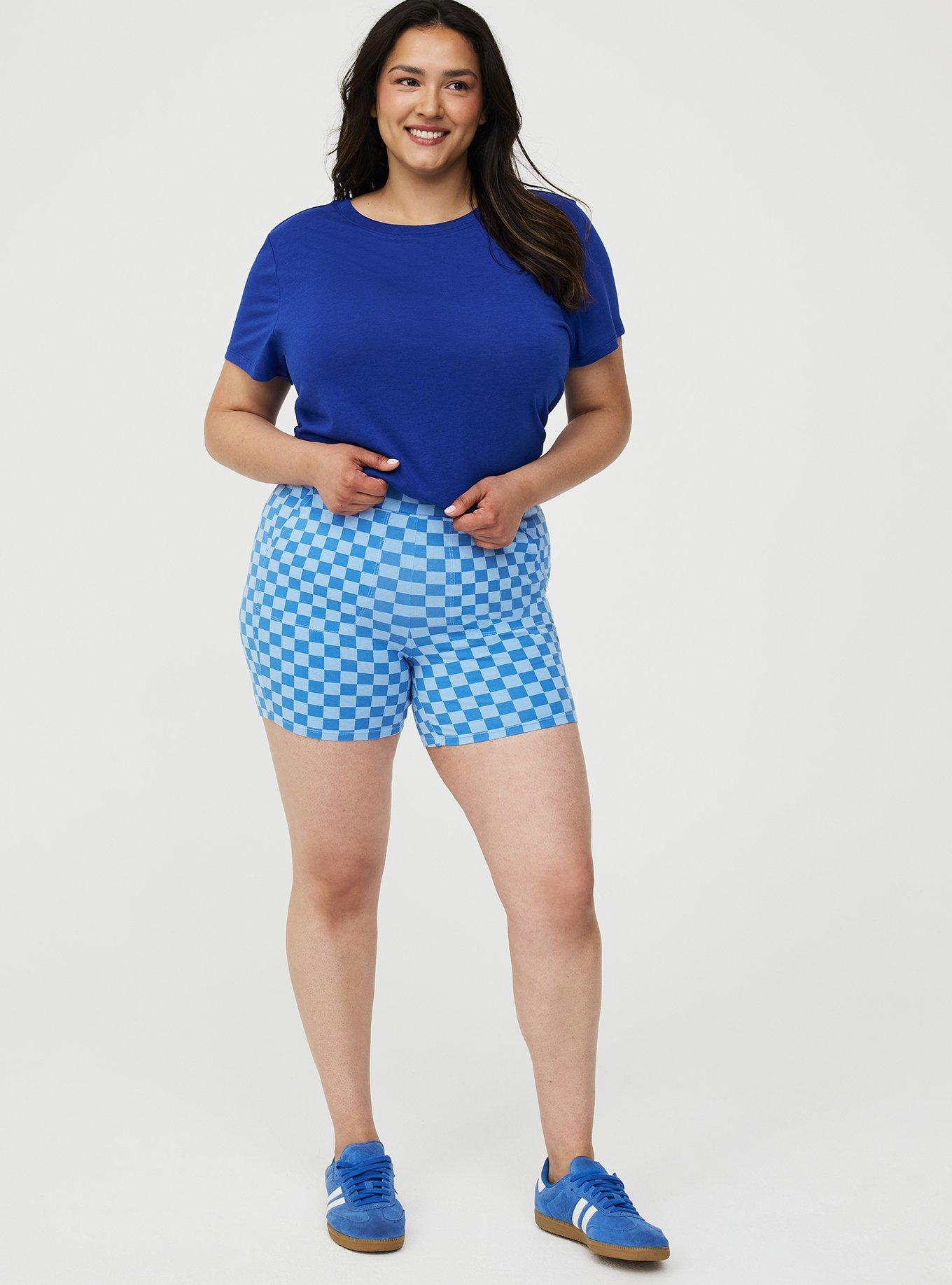 5'' Pocket Bike Short, CHECK ME OUT  BLUE, hi-res