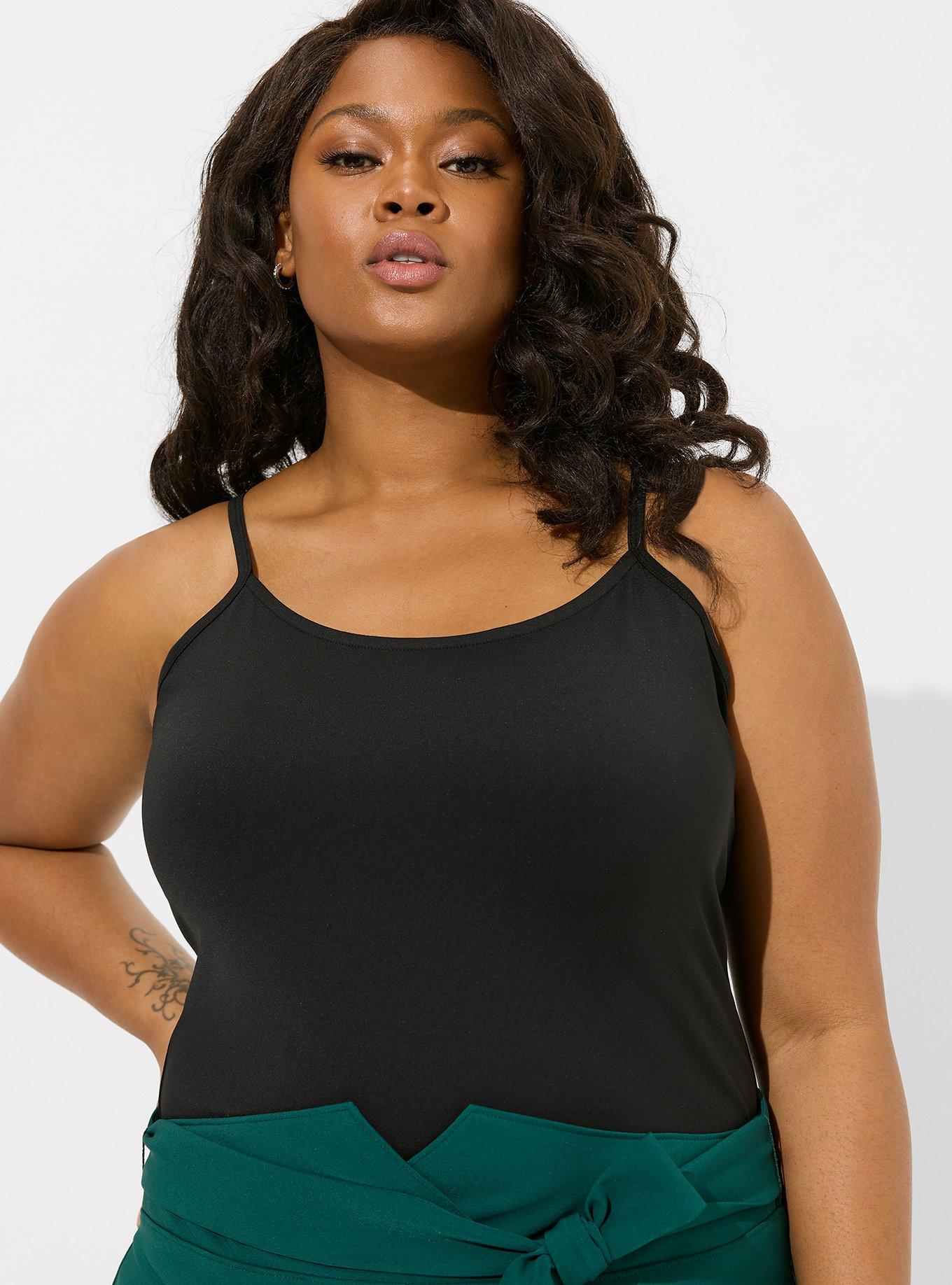 Women's Glamourmom Tricot tank top, size 38 (Black)