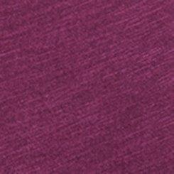 Girlfriend Heritage Slub V-Neck Flutter Sleeve Tee, POTENT PURPLE, swatch