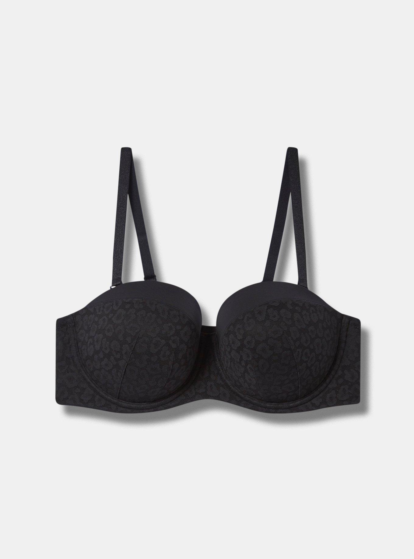 Strapless Super Push-up Bra - Black - Ladies