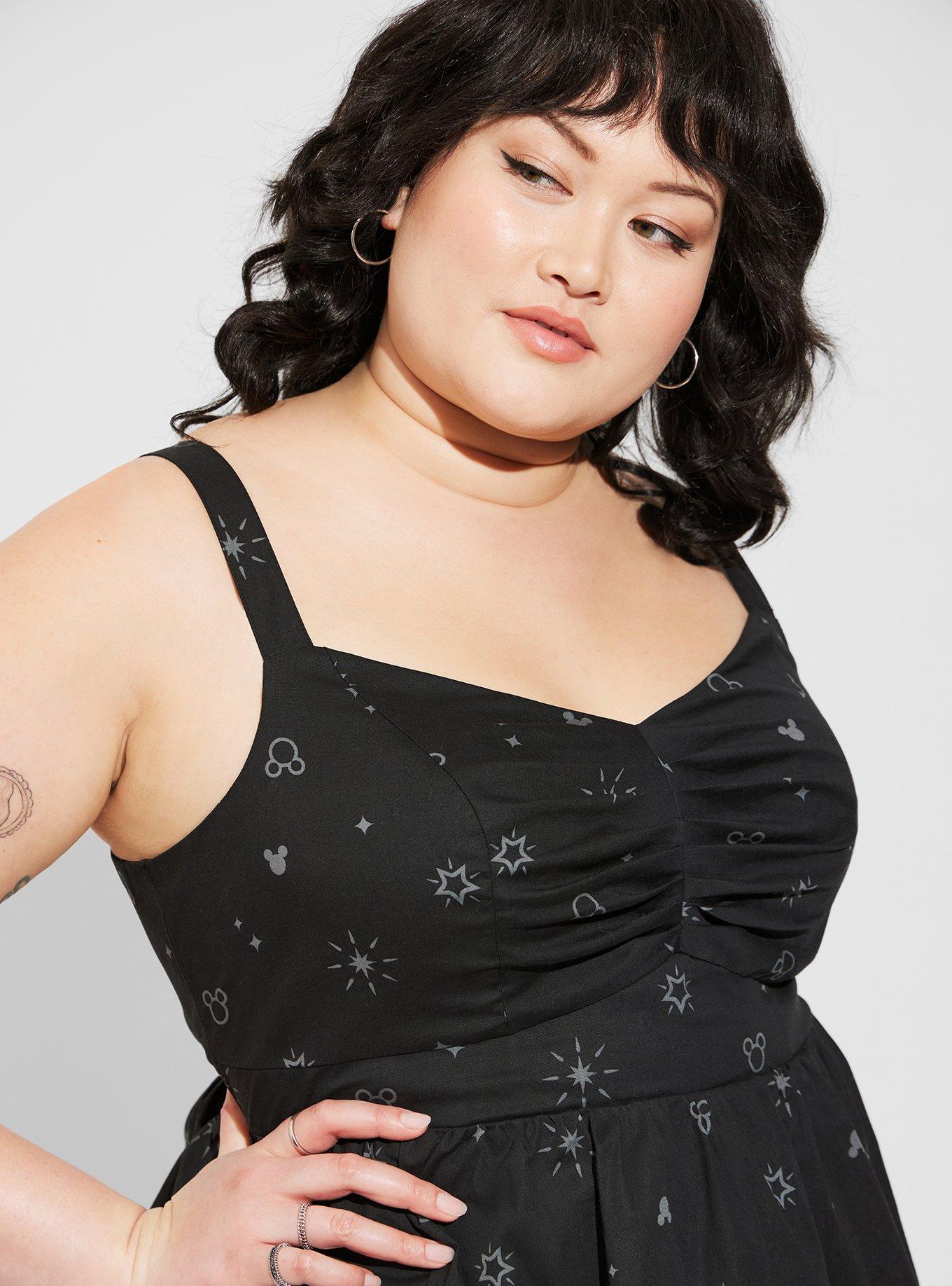 Plus Size - Disney Mickey & Friends Squad Side Tie Tank - Torrid