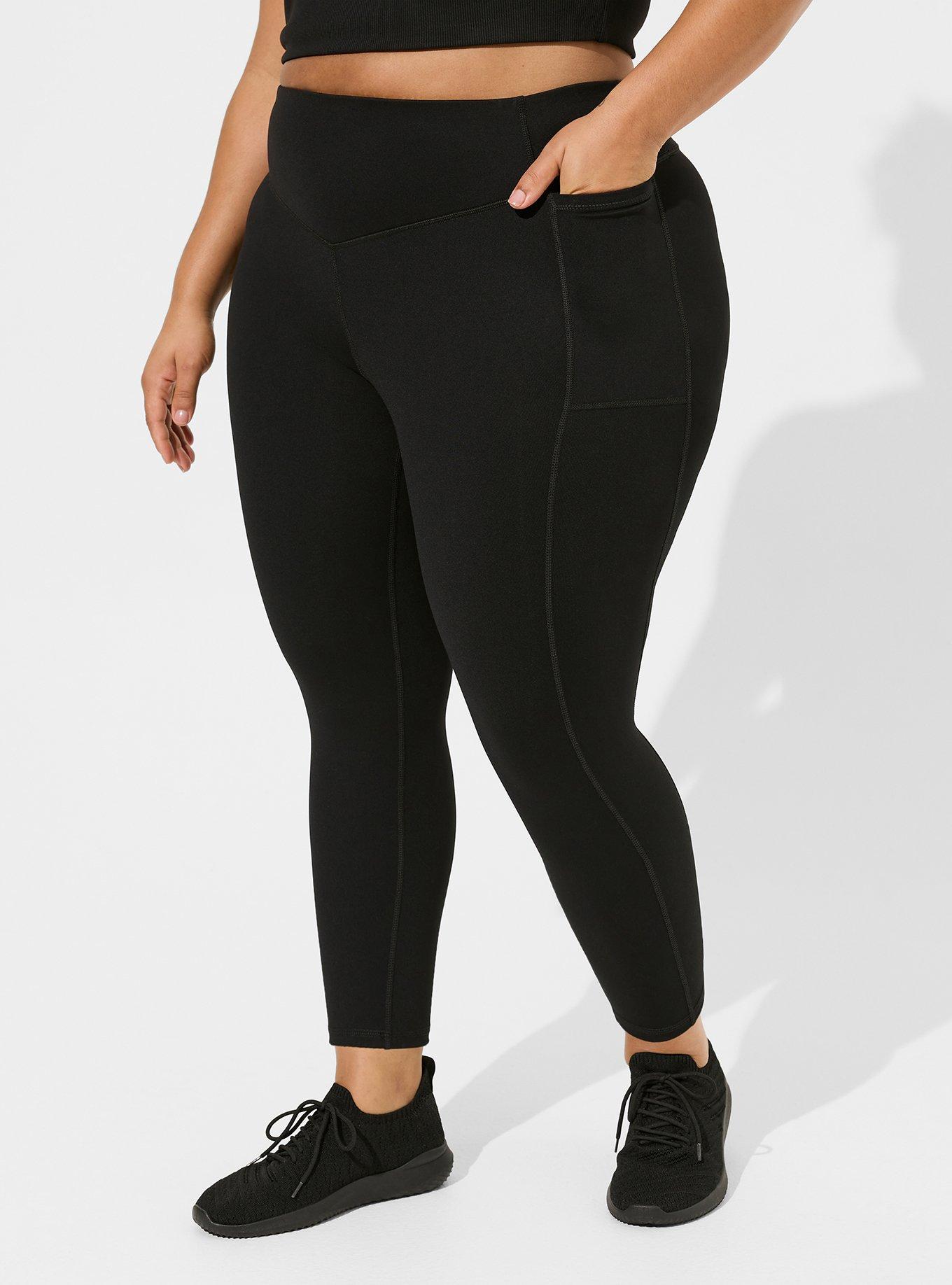 Plus Size - Performance Core Crop V Band Active Legging - Torrid