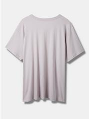 Moon Relaxed Fit Cotton Crew Neck Tee, RAINDROP, alternate