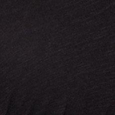 Cotton Modal Surplice Faux Wrap Top, DEEP BLACK, swatch