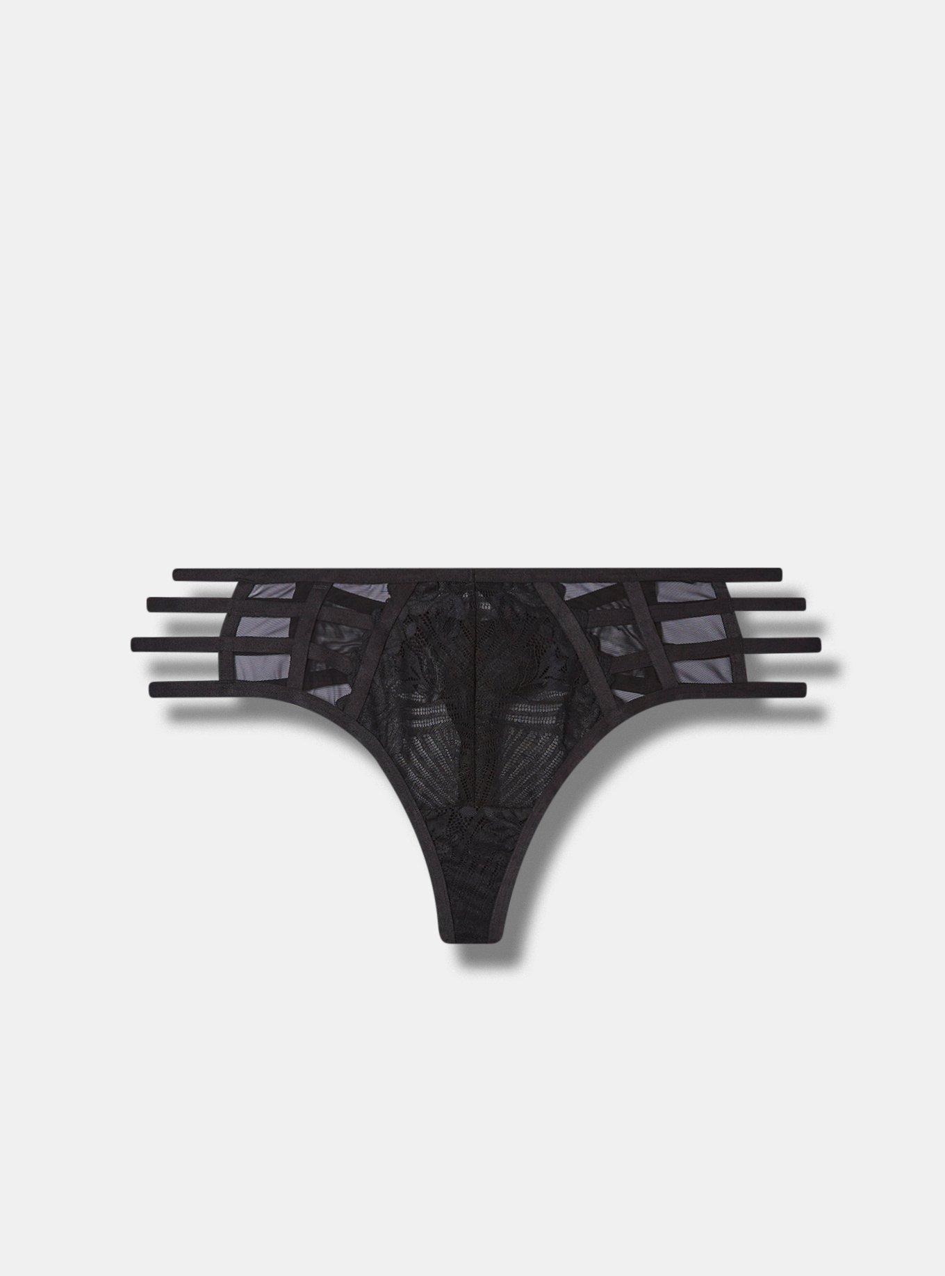 Lace thong - black - Undiz