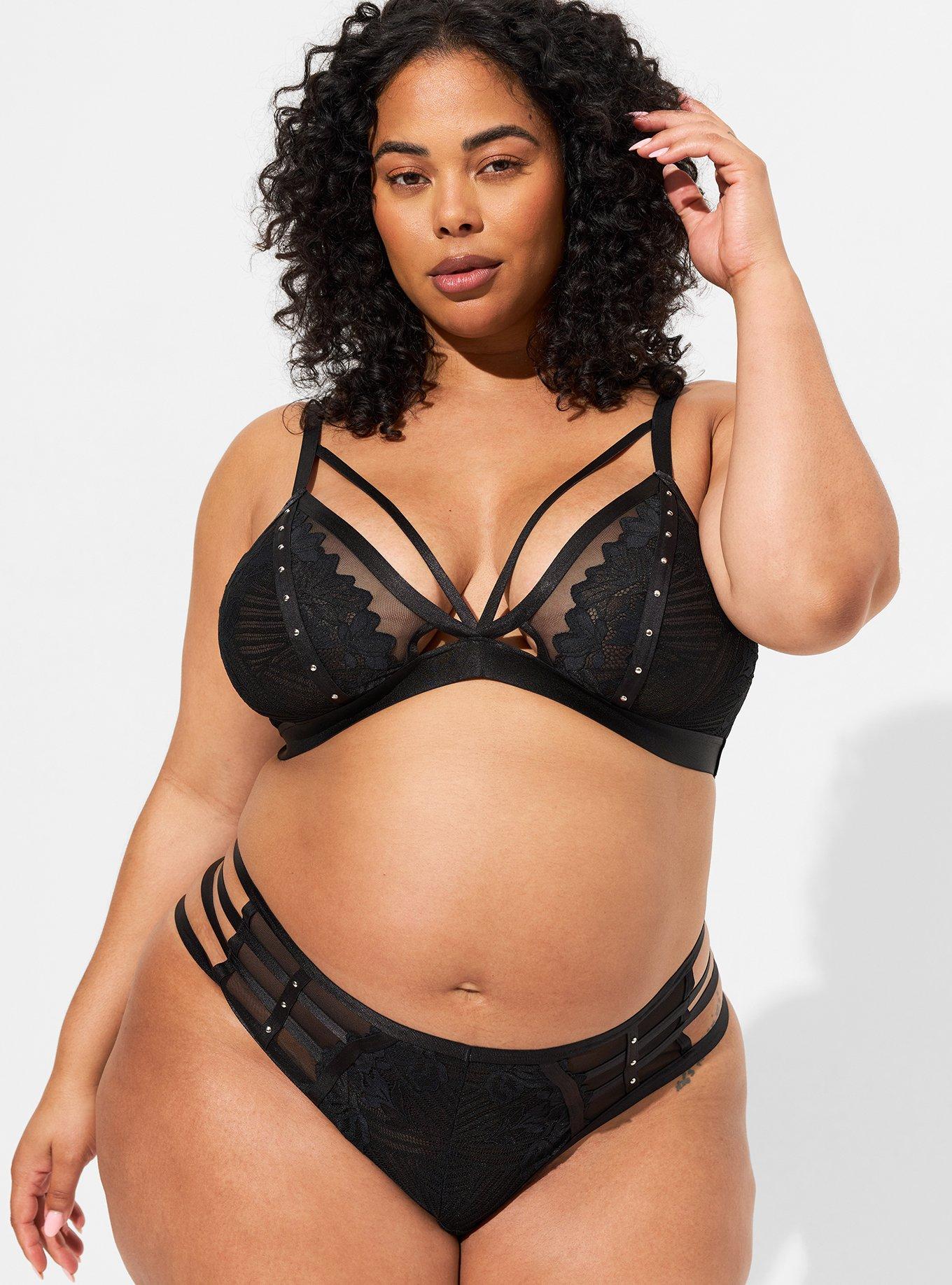 TORRID Strappy Studded Lace Underwire Bra