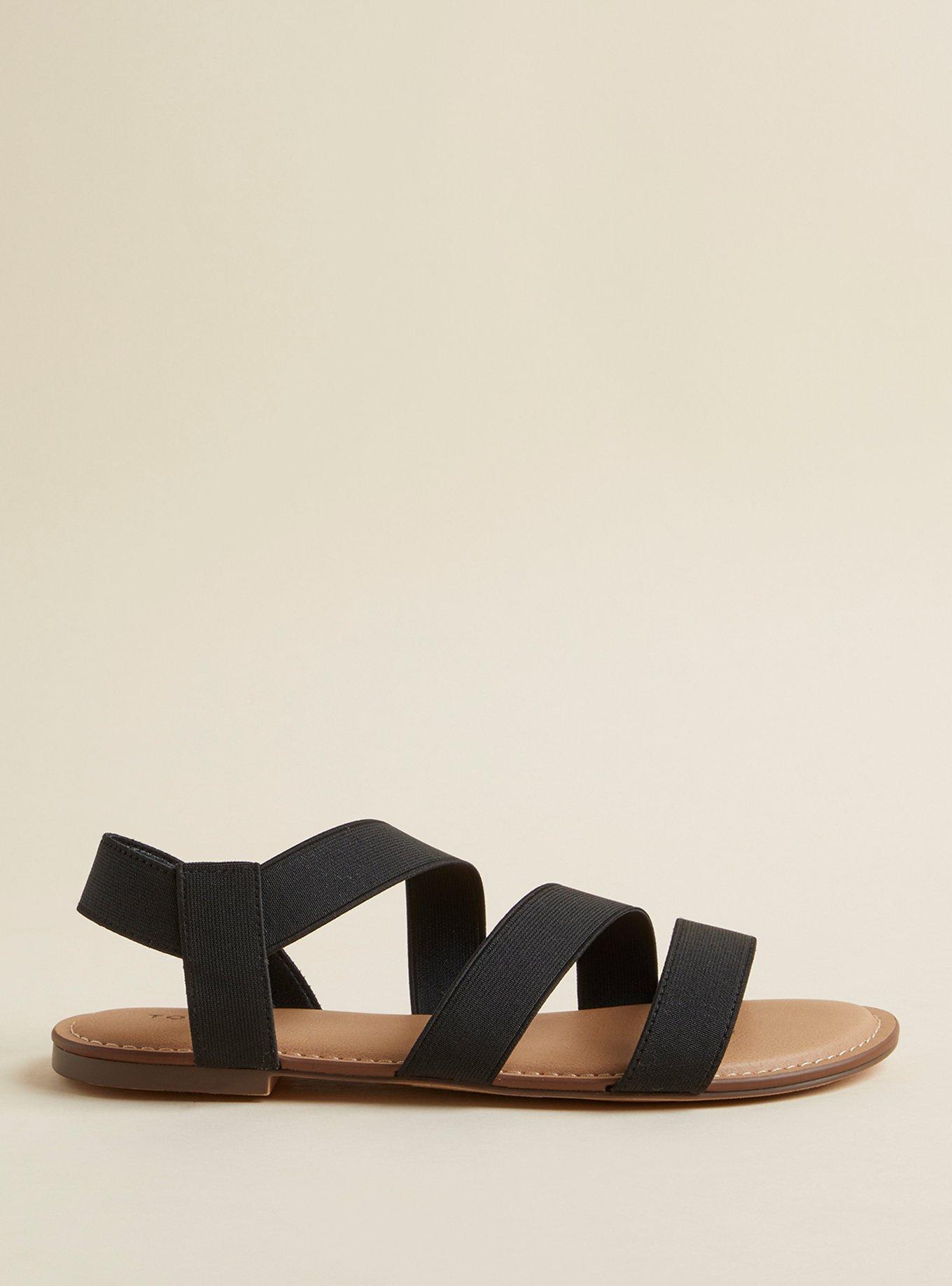 Plus Size Elastic Band Sandal WW Torrid