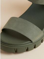 Lug Outsole Sandal (WW), OLIVE, alternate