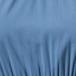 Mini Stretch Challis Hi-Low Dress, BLUE HORIZON, swatch