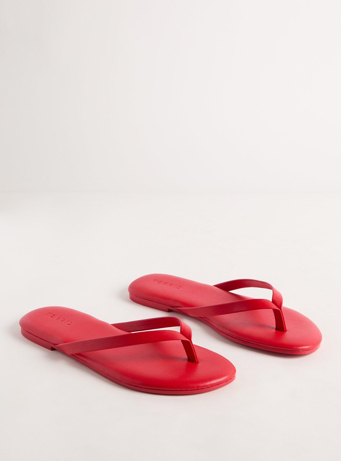 Plus size fashion flip flops