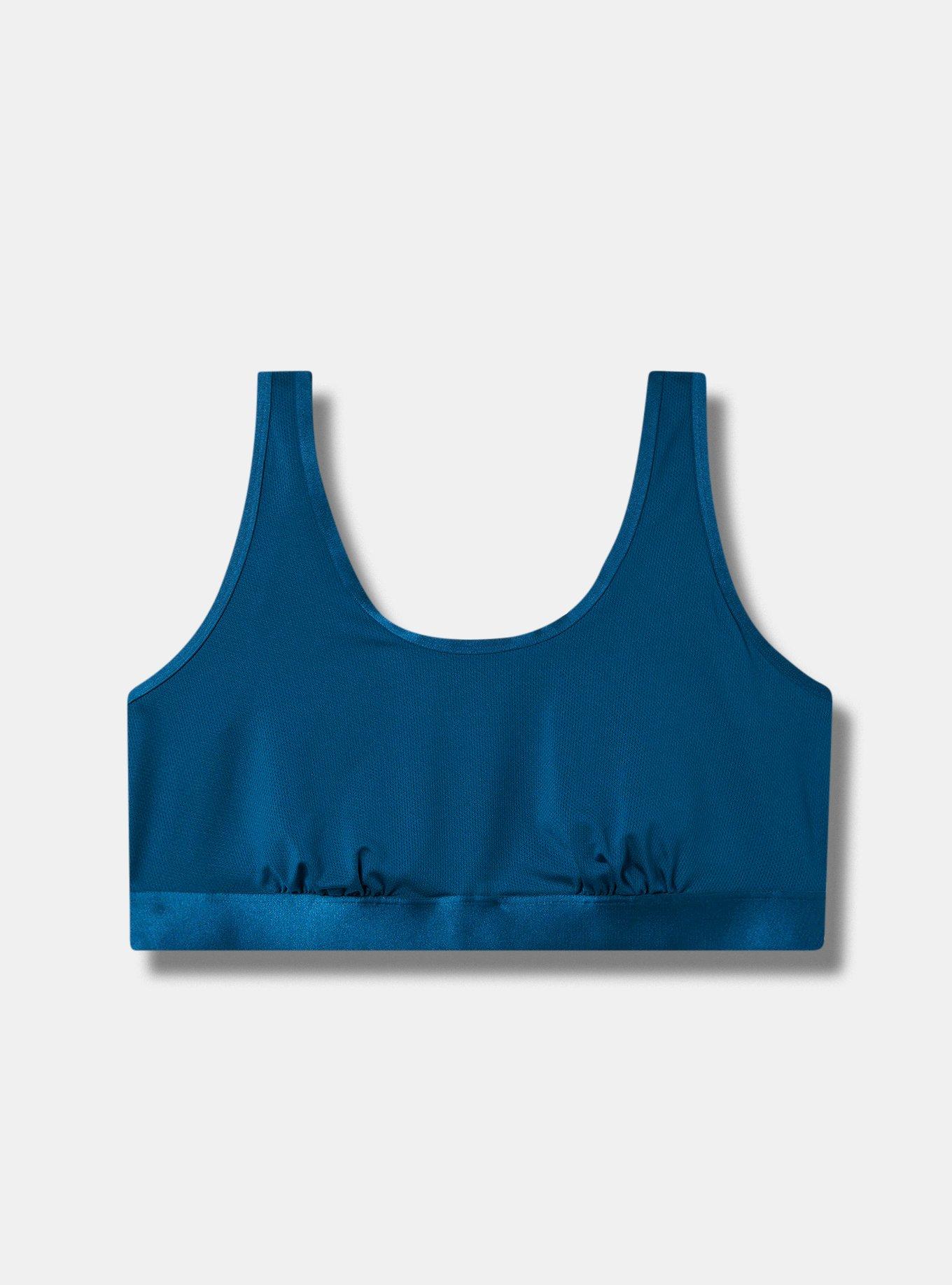 Unlined Breathe Scoop Bralette, POSEIDON, hi-res