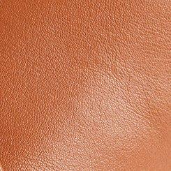 Twist Front Heeled Mule (WW), COGNAC, swatch