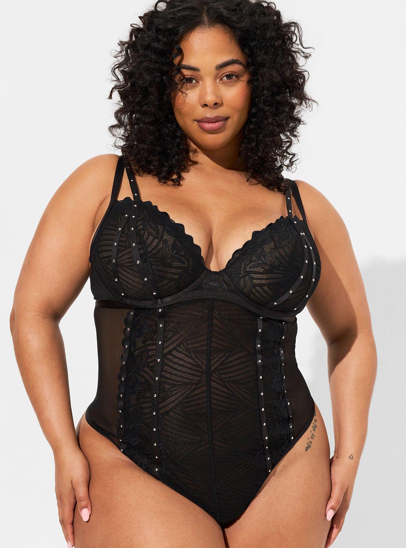 TORRID Studs And Lace Bralette