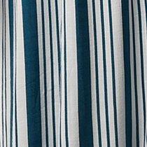 Maxi Rayon Slub Button Front Godet A-line Dress, STRIPE - BLUE, swatch