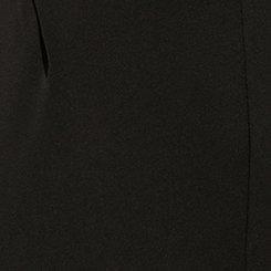 Studio Knit Surplice Tie Back Jumpsuit, DEEP BLACK, swatch