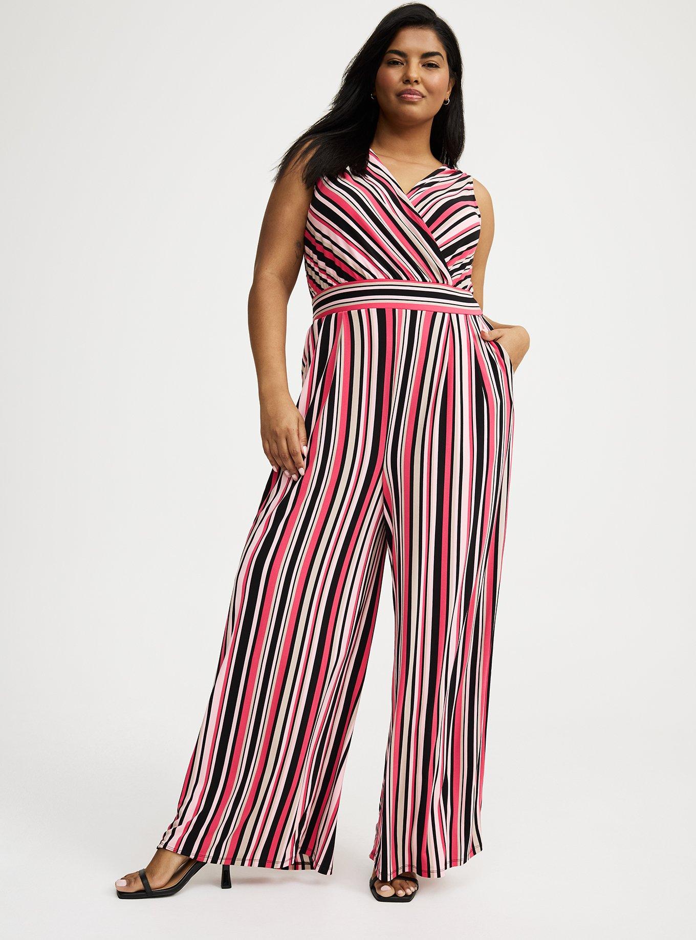 Studio Knit Surplice Tie Back Jumpsuit