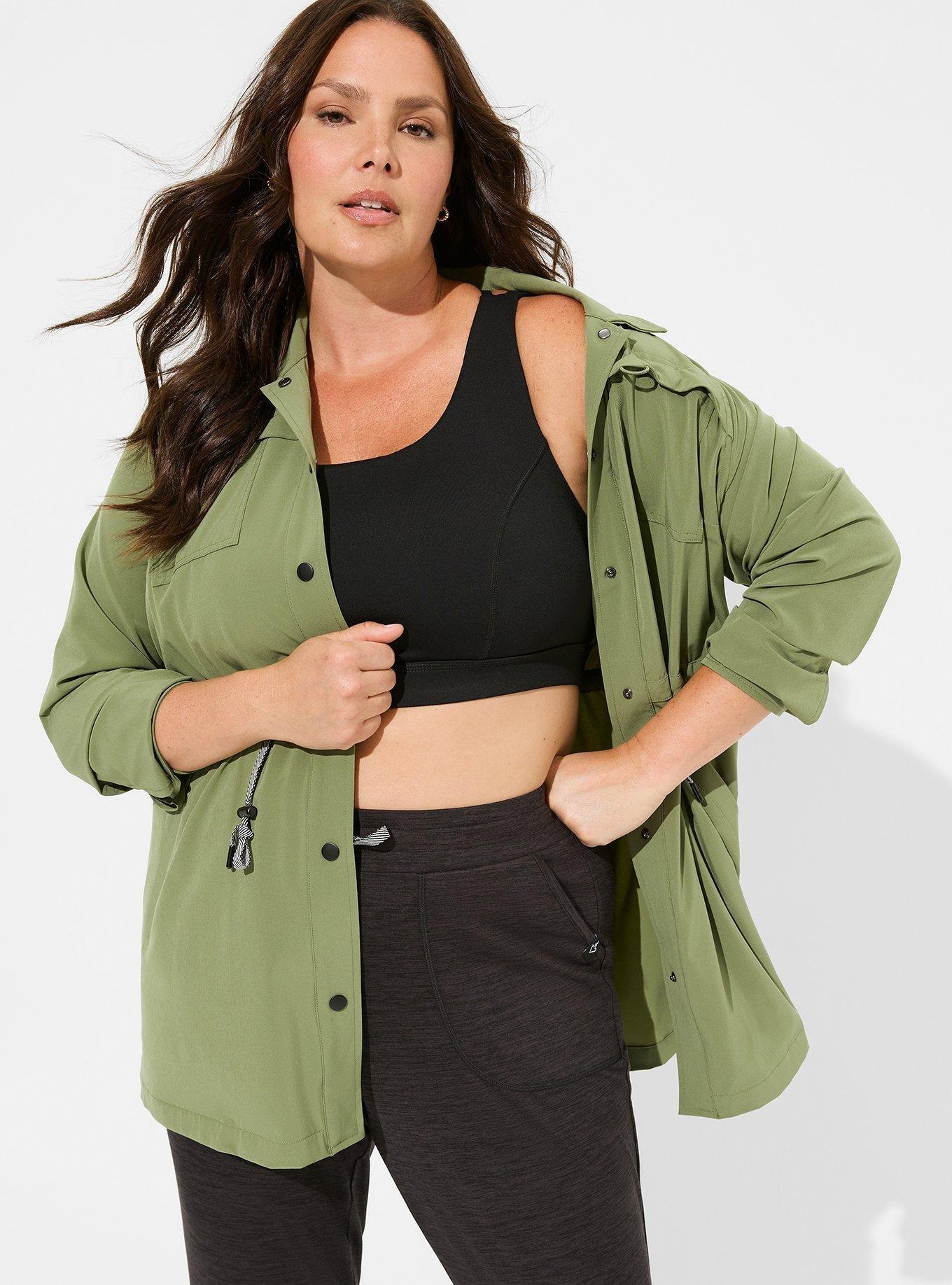 Torrid 2024 green jacket