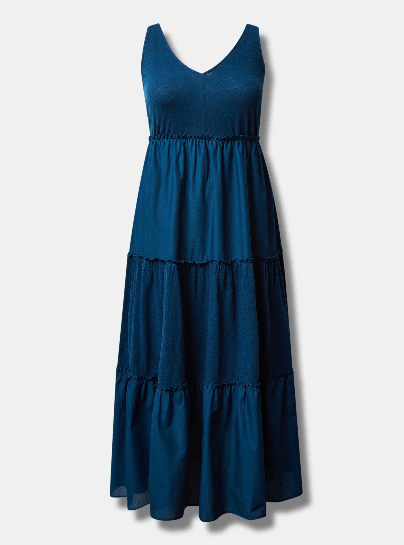 gauze dresses for beach wedding Red Polka Dot Cotton A-Line Halter Midi Summer Beach Dress main image 0