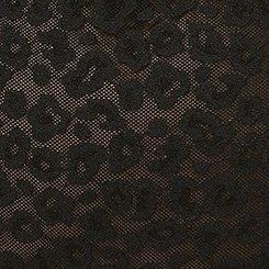 Animal Lace High Rise Brief Panty, RICH BLACK, swatch