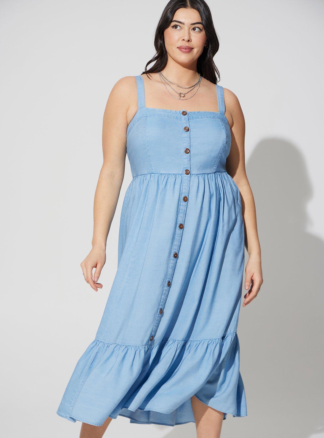 Torrid store denim dress