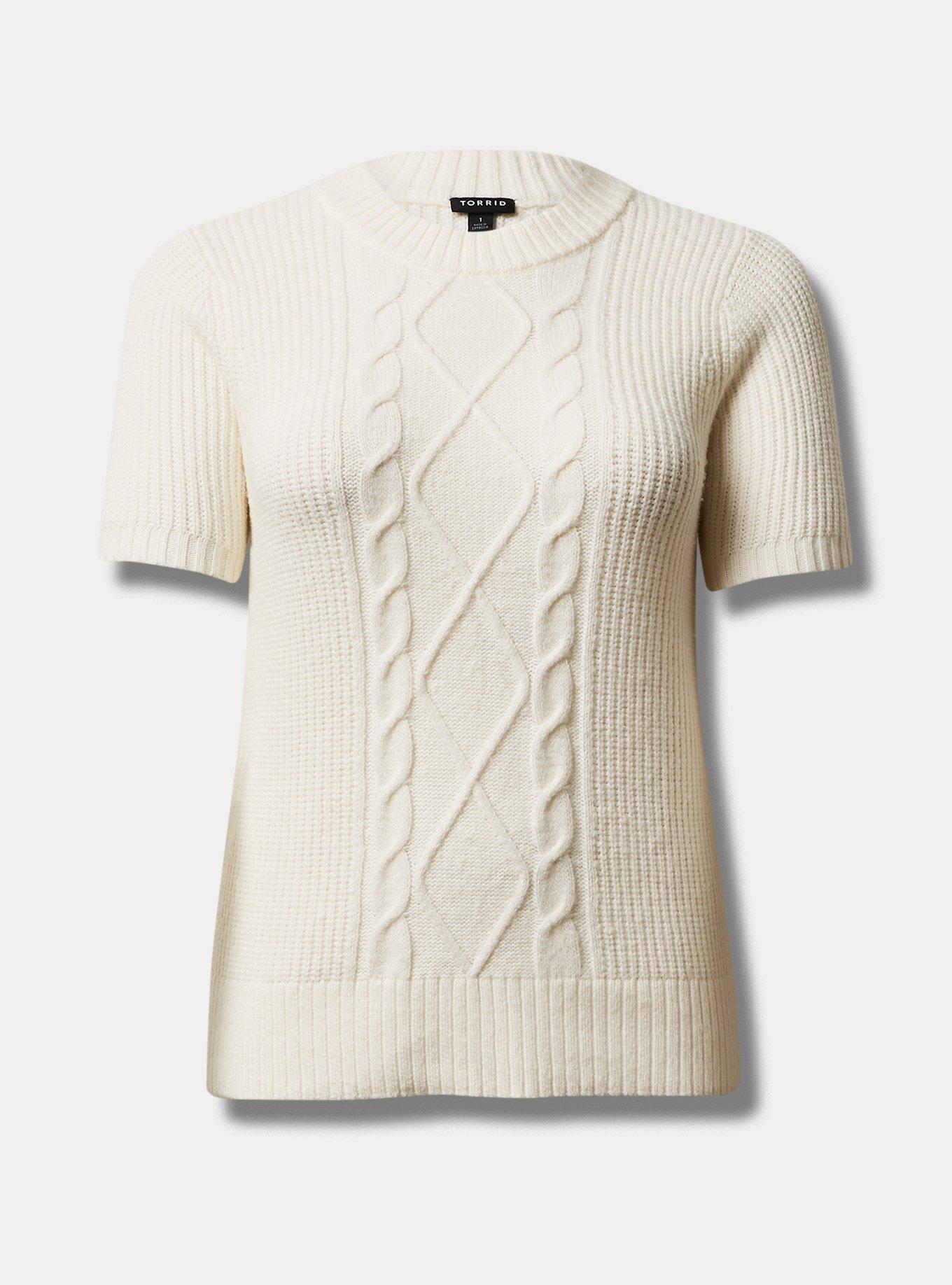 Plus Size - Chunky Knit Drop Shoulder Pullover - Torrid