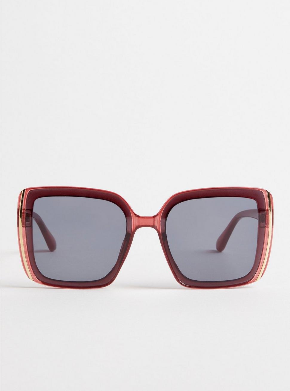 Square Smoke Lens Sunglasses, , hi-res
