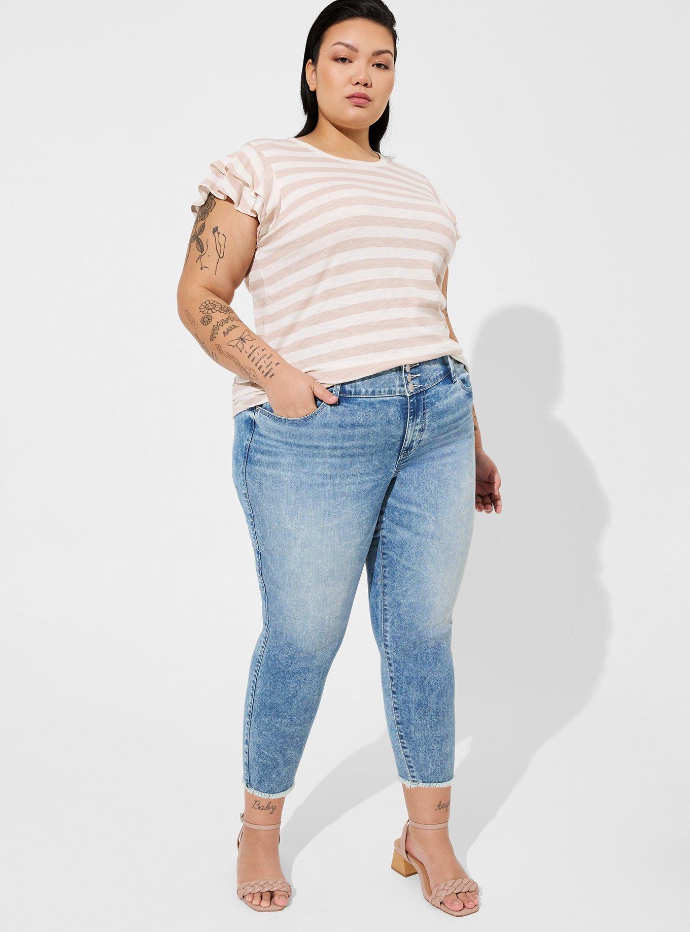 Plus Size Jeans: Extra Short Jeggings for Petite Plus Babes - Ready To Stare