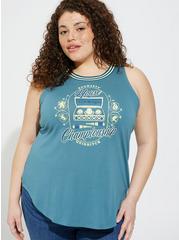 Plus Size Warner Bros Harry Potter Classic Fit Scoop Neck Tank Top, HYDRO TEAL, alternate