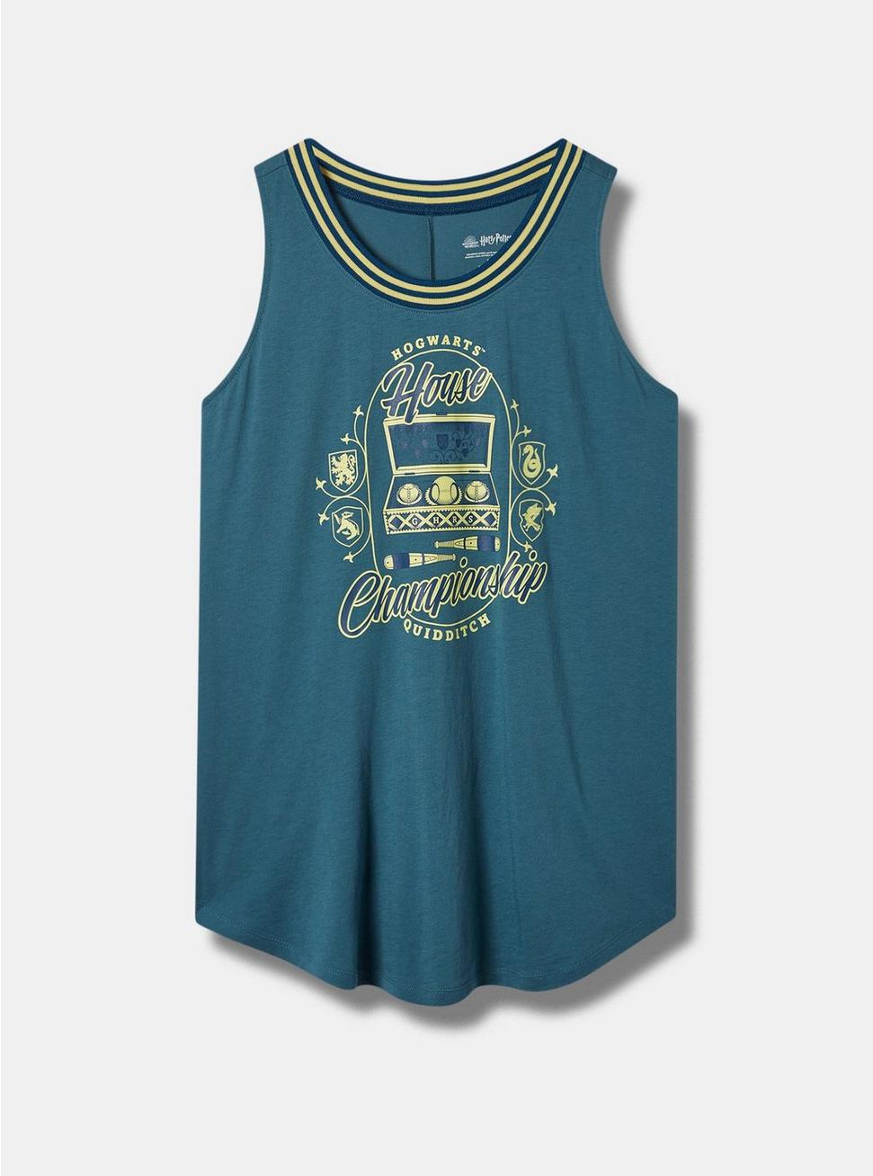 Plus Size Warner Bros Harry Potter Classic Fit Scoop Neck Tank Top, HYDRO TEAL, hi-res