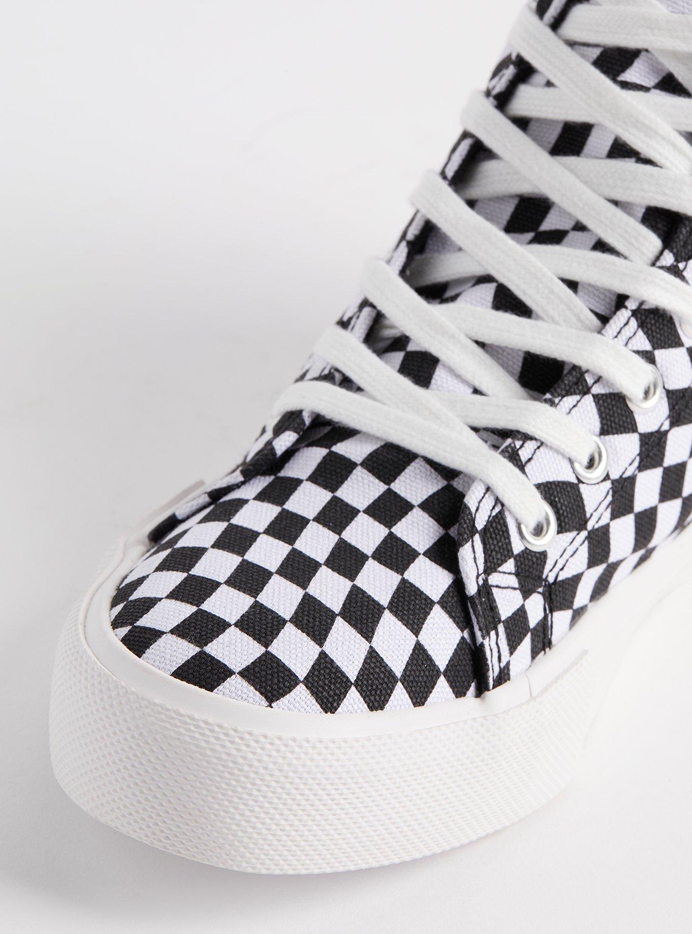 High top checkered on sale vans urban outfitters